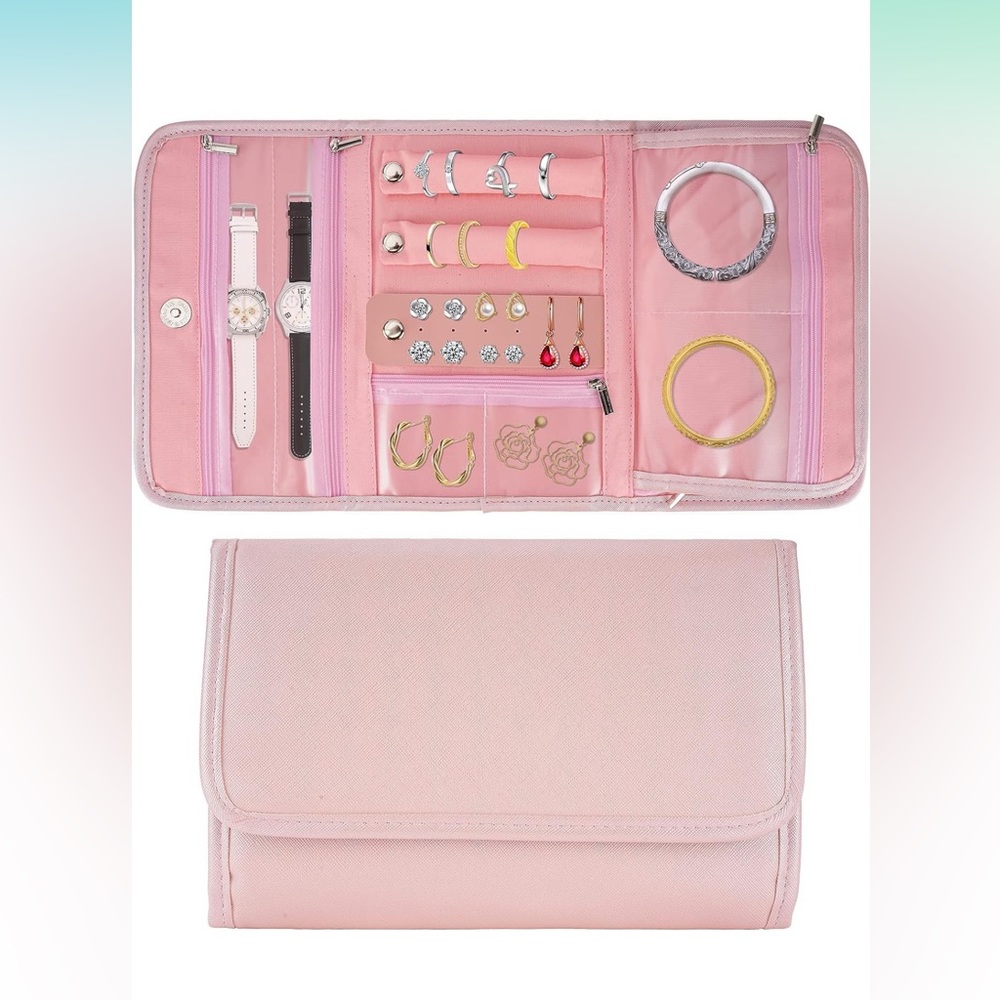 Travel Jewelry Organizer Roll